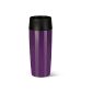 EMSA 513 354 Insulated Travel Mug painted, blackberry, 0.36 liters (4 hrs. Hot, 8 hrs. Cold, Dishwasher, 360 drinking spout, 100% leak-proof) (household goods)