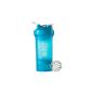Blender Bottle prostak Shaker (650ml capacity, scaled to 450ml, 150ml & 100ml with 2 containers, 1 pill tray and Blender Ball) - aqua, 1er Pack (1 x 240 g) (household goods)