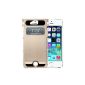 Alienwork Metal Gear Case for iPhone 5, iPhone 5S gold champagne gold Stainless Steel Case Support AP513-03 (Electronics)