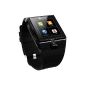 Watch connected Memup SlideWatch 1.54 '' (3.91 cm) for Bluetooth device / Android Black (Accessory)