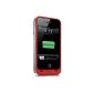 Mophie Juice Pack Air Case Battery for iPhone 4 / 4S Red (Accessory)