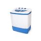 TecTake® 4.5 kg Mini Washer Mini Washer +3.5 kg laundry spin combination