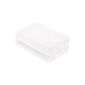 AmazonBasics Quick Dry Towel Set, White, 2 Bath (Kitchen)