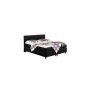 Maintal beds 235911-3134 boxspringbed Qatar 100 x 200 cm including Topper, Black (Kitchen)