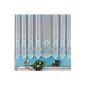 Curtains, curtain, white Store-quality Jacquardstore with transparent upper material and curling ribbon, different sizes.  (95x900)