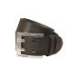 TOM TAILOR Men's Belt Men's Belt Leather Belt Leather Belt 45 mm brown (Textiles)