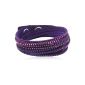 Swarovski Ladies Bracelet metal Slake Wrap Bracelet Purple 37 cm 5021027 (jewelry)