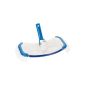 Steinbach pool cleaning pool cleaner De Luxe, with side brush, hose connection Ø 32/38 mm, for telescopic bar, white, 360x200 mm (garden products)