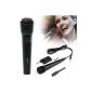 VicTsing 2 in 1 Wired & Wireless Handheld Microphone Convenient Portable Fashionable design suitable Without son & son with Micro Receiver A-Directional System (Electronics)