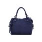 Masquenada, Cntmp, Henkel Ladies Shoulder bags, bolt-bags, handbags, shoulder bags, soft leather Blue, Jean Blue 30x30x14cm (W x H x D) (Textiles)