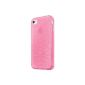 Metallic Case Jelly Cover for iPhone 4 / 4s Case Pink - Select your phone - Cases (4 / 4s, Pink)