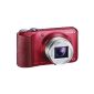 Sony DSC-H90R Cyber-shot digital camera (16.1 megapixels, 16x opt. Zoom, 7.5 cm (3 inch) screen, Sweep Panorama) Red (Electronics)