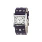 edc - A.EE100262002 - Ladies Watch - Quartz Analog - Leather strap violet (Watch)