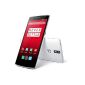 OnePlus ONE 4G LTE Smartphone 3GB RAM 2.5GHz Snapdragon 801 5.5 inch Gorilla Glass FHD 16GB ROM, White (Electronics)