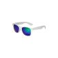 X-CRUZE® Nerd sunglasses Wayfarer-style Retro Vintage Unisex Glasses - 45 different colors / models selected (Textiles)