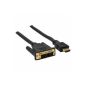 10m HDMI to DVI cable, GOLD 18 +1 (Accessories)