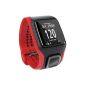 TomTom GPS Watch Cardio Multi-Sport Black / Red (1RH0.001.01) (Electronics)