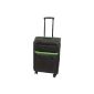 Travelite luggage Madeira 4-wheel Trolley M, anthracite-green 65 cm 78 liter gray 82378-04