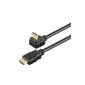 Ligawo High Speed ​​HDMI cable (angled 1x, 1 m) with Ethernet