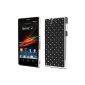 Mobile24 Sony Xperia Z Rhinestone Back Case, Case - Black (Electronics)
