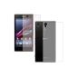 X 6 (3 x 3 x Front and Rear) Membrane screen protection films Sony Xperia Z1 (L39H, C6902, C6903, C6906, C6943) - Ultra clear stickers, Packaging and accessories (Wireless Phone Accessory)