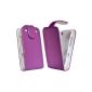 Accessory Master- Purple Skin Case Cover Leather Case For Nokia lumia 610 (Electronics)