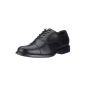 Clarks Dino Boss Schnürer extraweit black leather man Laced shoes (Clothing)