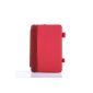 Mulbess Sony PRS-T1 eBook eReader Cases Leather Protective Carrying Case Case Cover with light, Red (Electronics)