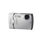 Olympus Mju 850SW-digital camera (8 megapixels, 3x opt. Zoom, 6.4 cm (2.5 inch) display) Starry Silver (Electronics)