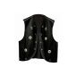Widmann 4308B - vest decorated with rivets, leatherette (Toys)