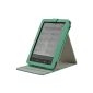 Folio-adjustable function leather Case Cover Skin Cover Case Leather Cover for eReader eBook PocketBook AQUA 640, PocketBook 626 Touch Lux 2, PocketBook 624 Basic Touch, PocketBook 623 Touch Lux, PocketBook 622 Touch - Light Green (Electronics)