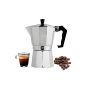 VonShef: Italian coffee pot to the Italian espresso coffee cups available in 3 or 6 cups (6 Cup)