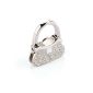 Hang Hook Handbag Metal Strass Deco 55x45x15mm (Jewelry)