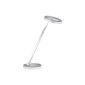 Trio lights LED table lamp in chrome / titanium color, including 1 x 3W LED, height 46 cm 523 710 387 (household goods)