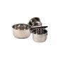 BAUMALU Set of 4 stainless steel saucepans - Sizes 14, 16, 18, 20 cm (Kitchen)
