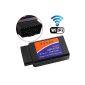 WINGONEER Wi-fi wifi elm 327 2 ELM327 OBD II car diagnostic scanner tool obd scanner interface (Electronics)