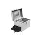 Beauty Case beauty case vanity case jewelry box with jewelry box and mirrors Aluminium Silver