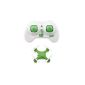 Cheerson CX-10 Super Mini RC quadricopter 2.4GHz 4-channel 6-Axis Gyro UFO drone RTF with LED lights (green) (Electronics)