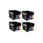20x Ti-Sa compatible for XL Brother LC 985, LC985.  Black 8x and 4x per color.  Printers: DCP J125, J-315, J415, J515, MFC-J220, J265, J410 (Office supplies & stationery)