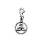 Alterras - Charm clip: Triskel 925 silver (jewelery)