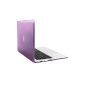 kwmobile® Elegant and lightweight 2-Part Crystal Case for Apple MacBook Air 13 '' in Violet