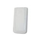 Suncase leather case with pull-back function for the Samsung Galaxy S i9000 / i9001 Plus in White (Electronics)