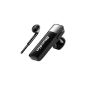 Bluedio Bluetooth Stereo Headset Bluetooth4.0 66i supports NFC pairing Multipoint Voice Command Bluetooth EQ style (Black) (Wireless Phone Accessory)