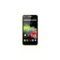 Wiko Rainbow Android Smartphone Bluetooth 4 GB Yellow (Electronics)