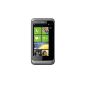 HTC Radar Smartphone (9.6 cm (3.8 inch) touchscreen display, 5 megapixel camera, GSM, UMTS, HSDPA, WiFi, Micro USB 2.0, Windows Mobile 7.5) Metal Silver (Electronics)