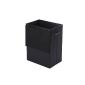 Songmics® 65 L Foldable laundry baskets Wäschebox Wäschetruhe E1 standard MDF / leatherette black RSY90B (household goods)