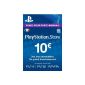 Card Playstation Network 10 [PSN Game Code PS4, PS3, PS Vita - In French] (Software Download)