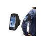 Xtra-Funky Exclusive: Mead universal sport Neopreme with adjustable Velcro strap and transparent frontage protexctrice for various types of mobile - Color: Black (Wireless Phone Accessory)