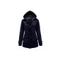 Envy Boutique - Duffle Coat Jacket Trench Coat Women Hooded And Pockets (Clothing)