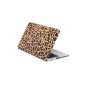 Plemo Ultra Slim Rubberized Shell Case Cover for 11 inch MacBook Air (model A1370 / A1465) laptop computer, leopard spots (Personal Computers)